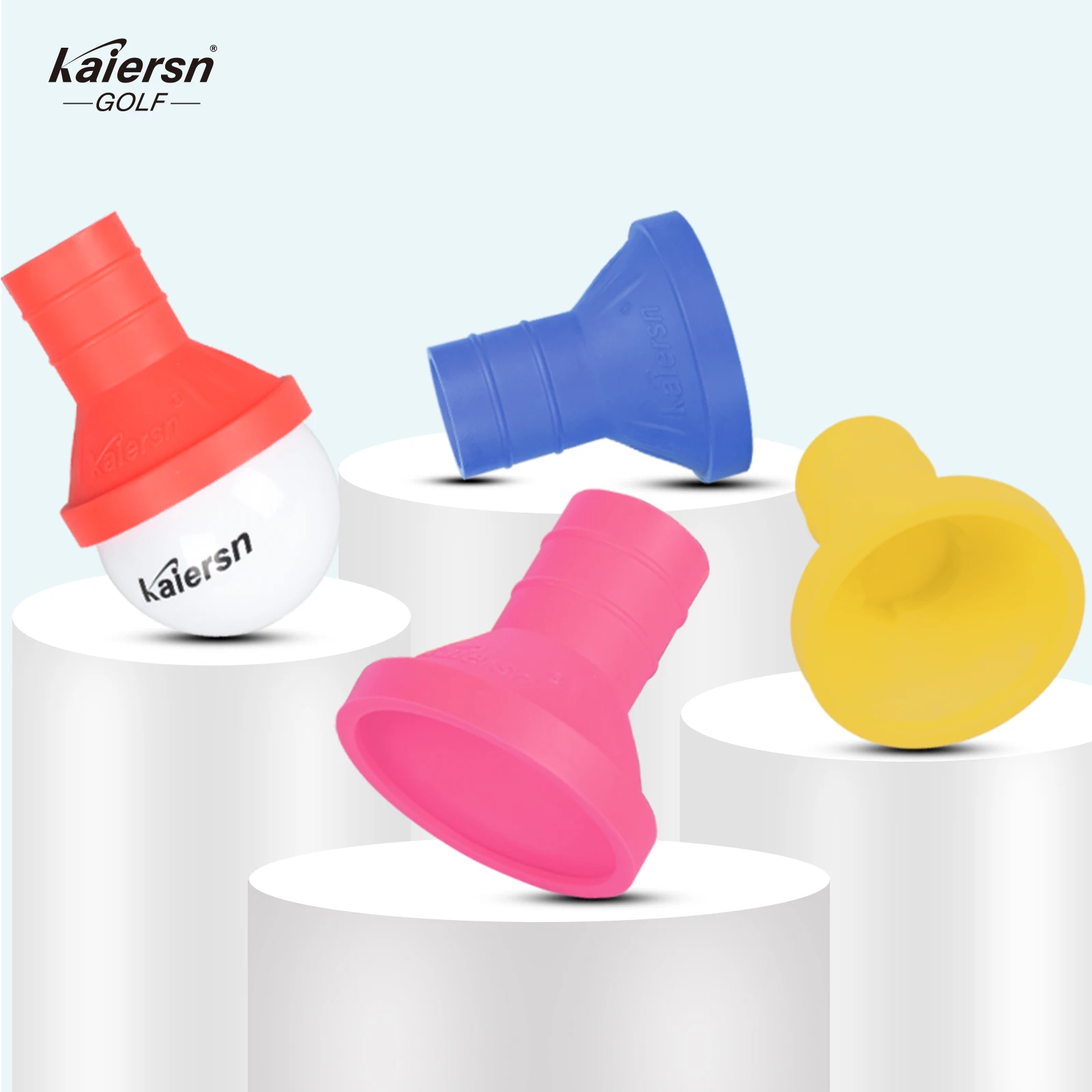 Kaiersn Park Golfball-Retriever – tragbares und langlebiges Silikon-Golfball-Pickup-Werkzeug für Rasengras