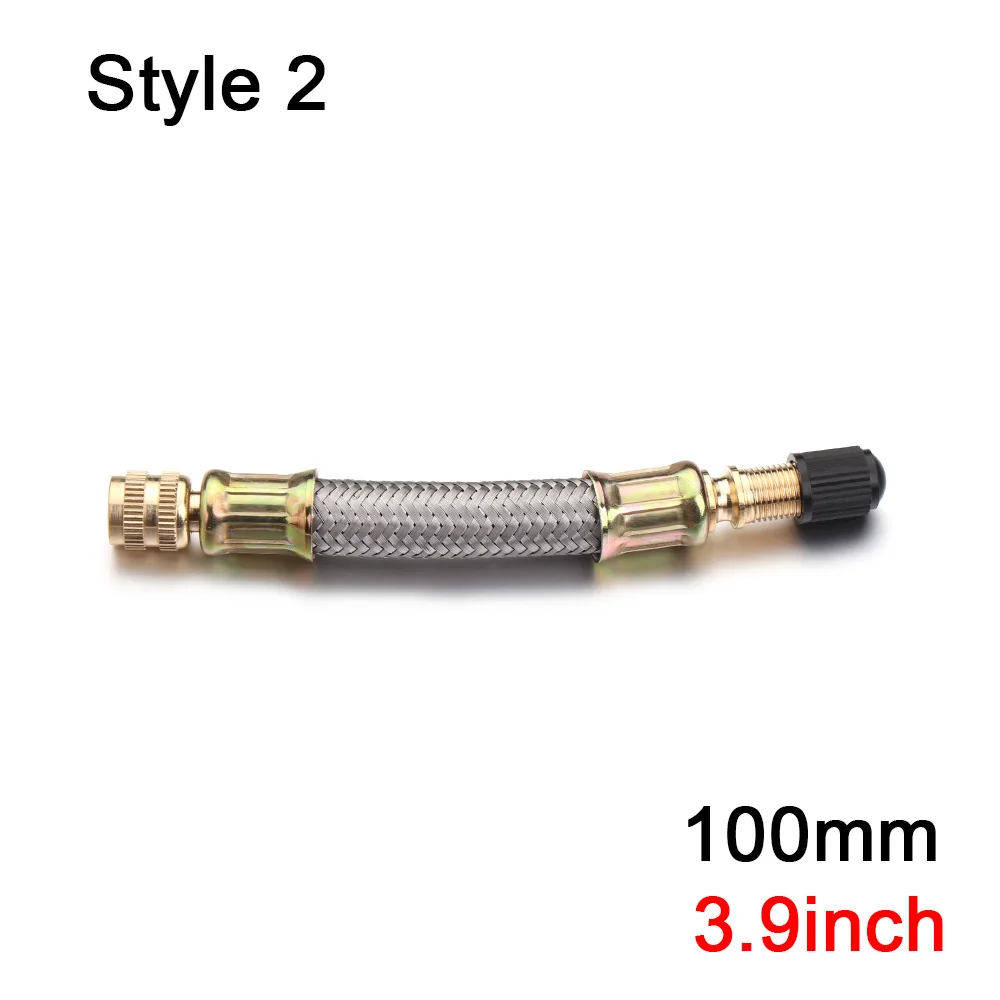 Electric Scooter Skateboard Cycling Tool MTB Bike Accessories Air Pump Scooters Valve Adapter Silicone Nozzles Extended Nozzle