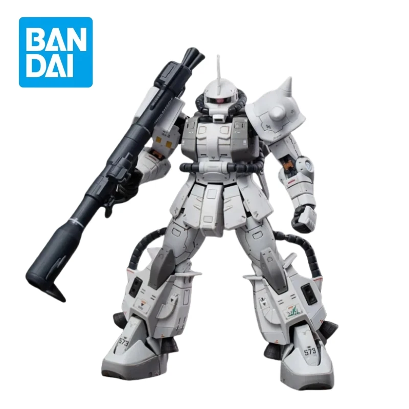 

Genuine Bandai MG 1/100 MS-06R-1A Zaku Ⅱ Gundam Anime Assembly Model Toys Movable Doll Gifts Collection Ornaments Children Boys