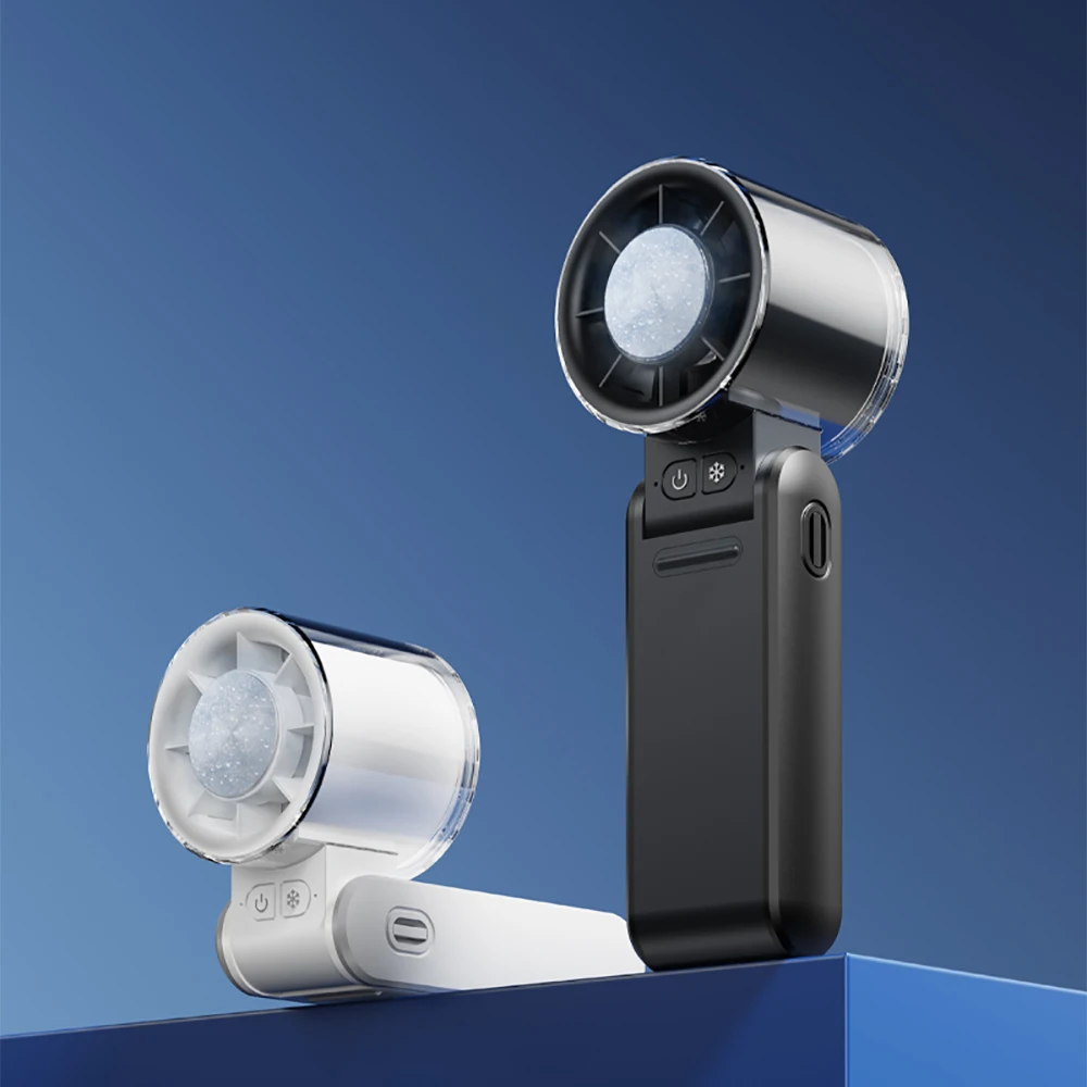 

IMYCOO New Arrival Portable Led Display Mini Handheld Fan With 100 Gears High Speed Rechargeable Foldable Travel Pocket Mini Fan