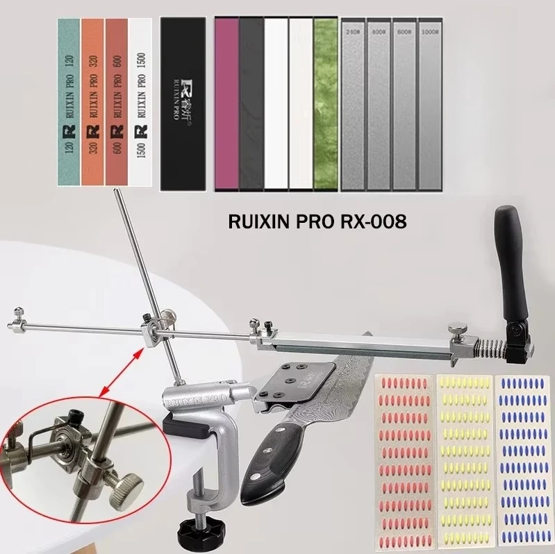 

Модернизированная точилка Ruixin Pro RX008, новая точилка для ножей, точильный камень, инструменты для ножей, точильный камень