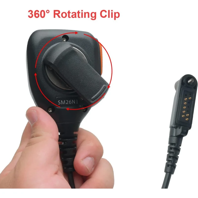 Microphone haut-parleur pour Hytera HYT PD600 PD602 PD605 PD662 PD665 PD680 PD682