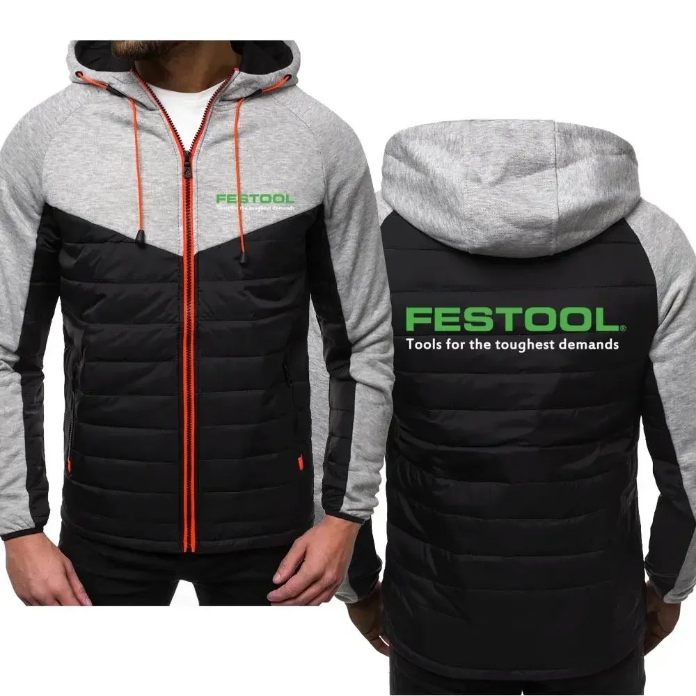 2023 New Men Hoodies for Festool Tools Spring Autumn Jacket Casual Sweatshirt Long Sleeve Zipper Hoody