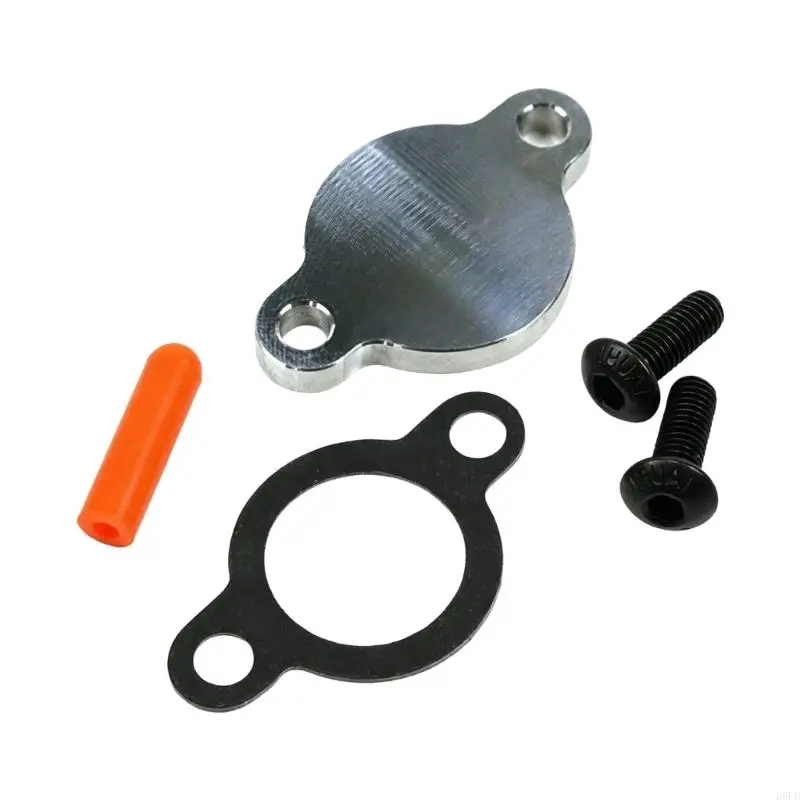 Engine Service Block Off Plate for YFS200, Metal Replacement Plate with Matching Gasket, Seal Piece and Bolt Hardware R6FB