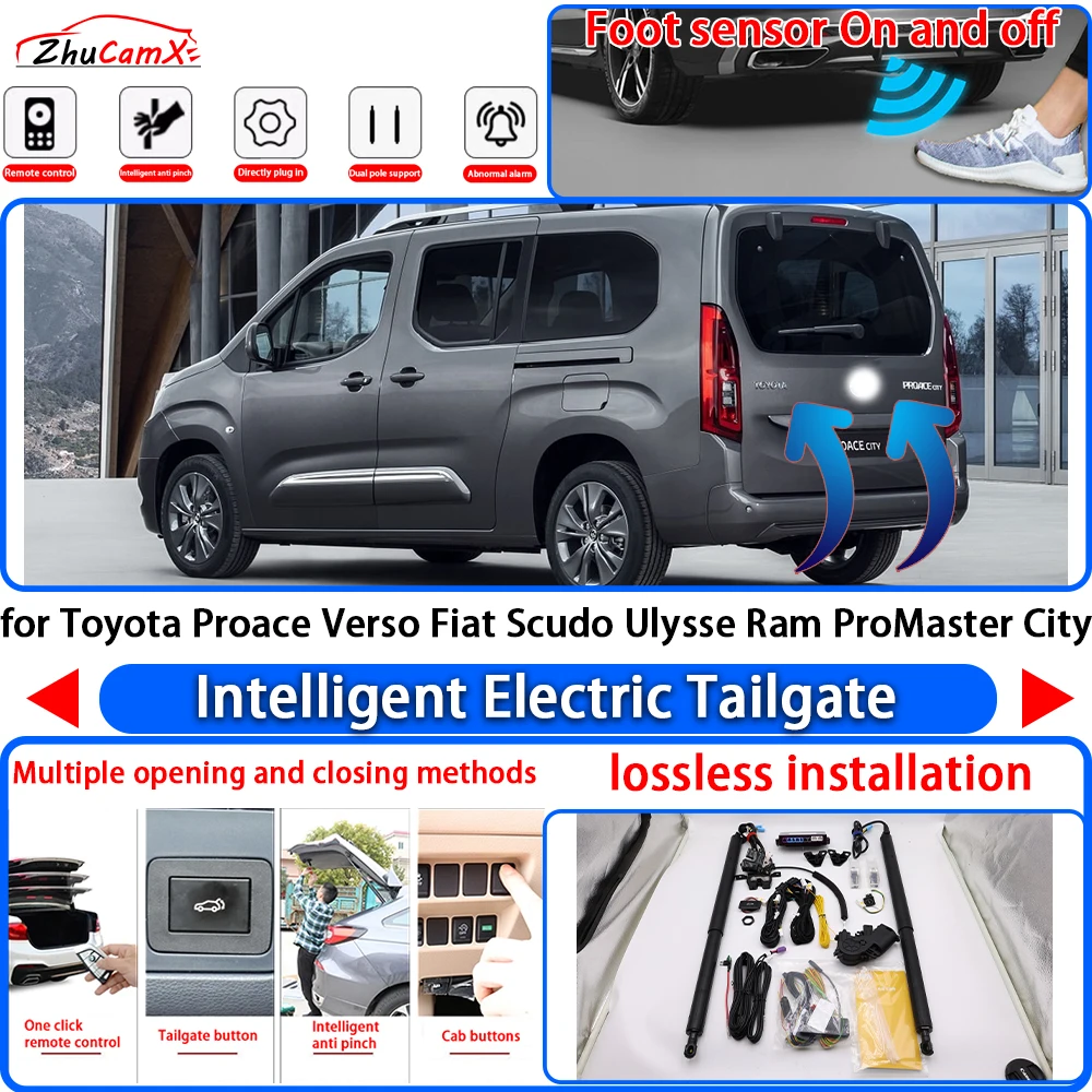 for Toyota Proace Verso Fiat Scudo Ulysse Ram ProMaster City Power Liftgate Trunk Electric Suction Tailgate Tail Gate Lift Strut