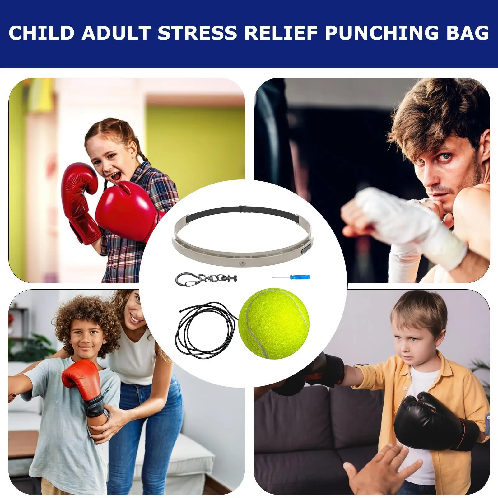 كرة الملاكمة العاكسة يمكن ارتداؤها أجهزة لياقة بدنية كرة رد فعل الملاكمة مع عصابة رأس من السيليكون لغرفة المعيشة وغرفة النوم وصالة الألعاب الرياضية للرجال