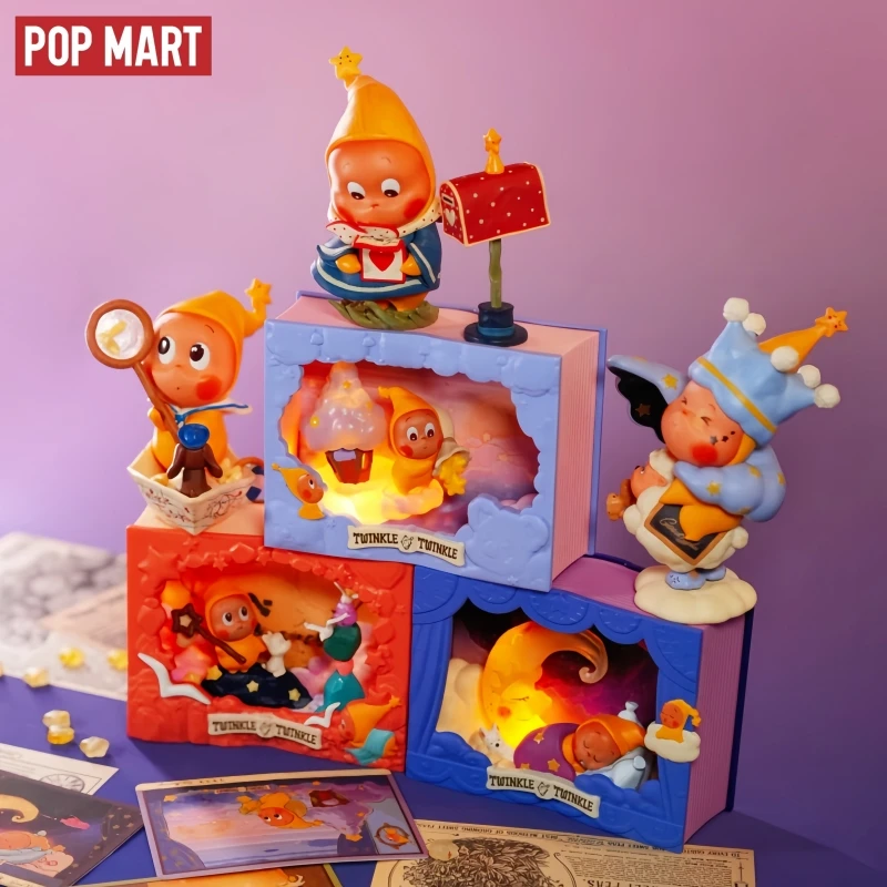 

Новые хиты продаж, оригинальные товары Popmart Star People, серия освещения, сцена, ручной сюрприз, слепая коробка, модная игрушка, орнамент, подарок
