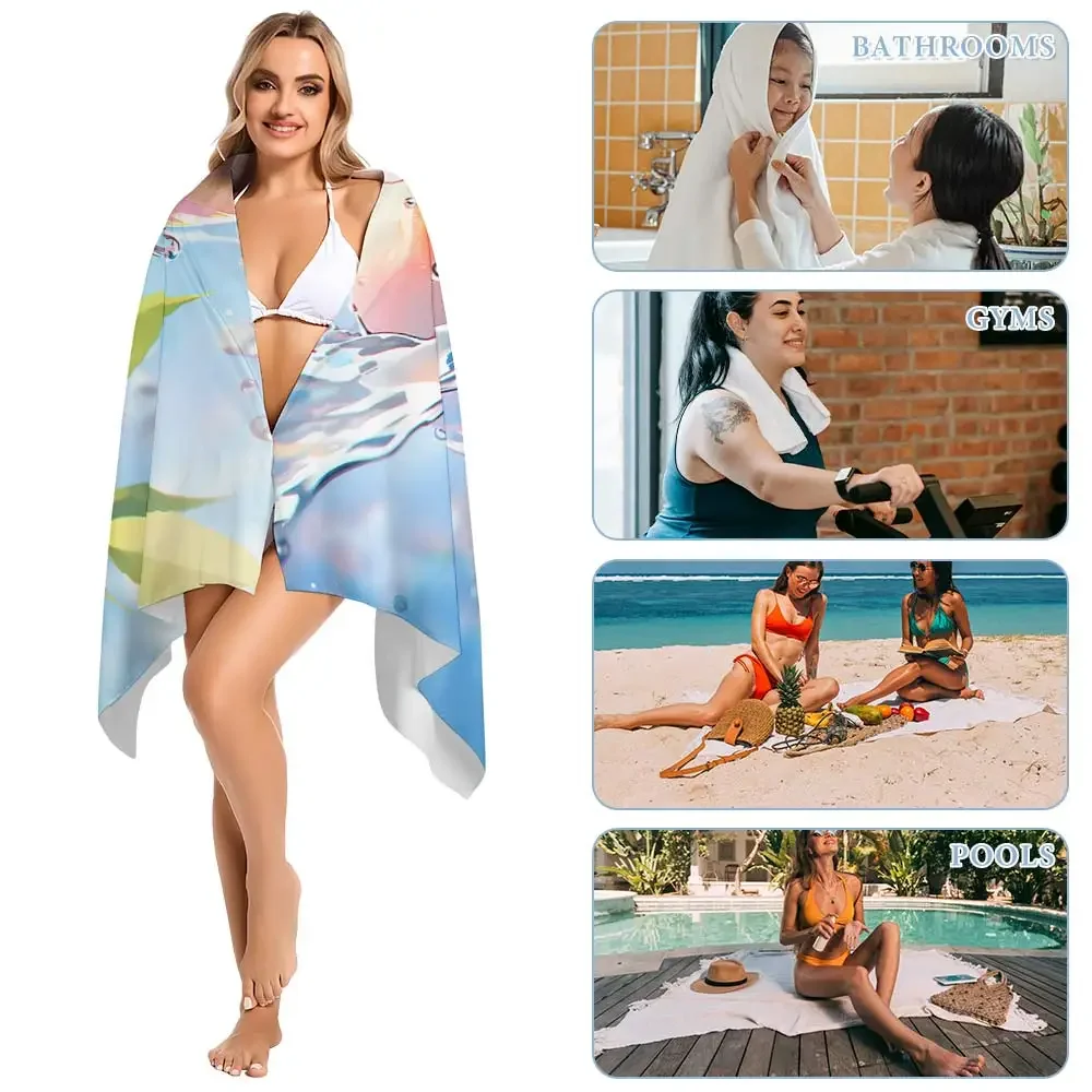 Cute Girls B-Bettys Boops Beach Towel Sauna Swimming Pool Bath Towels Bathroom For Home Playa Travel Spa Baby Microfiber Gym Sea #3