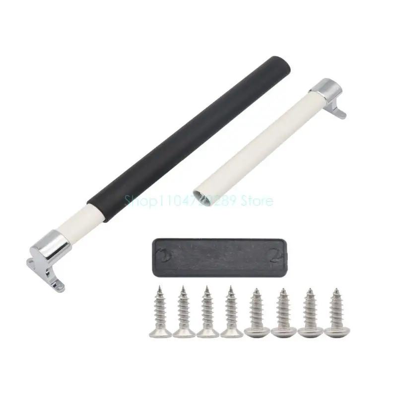 D8KE Adjustable Screen Door Handle Grab Bar 550mm -820mm Ergonomic Screen Door Handle
