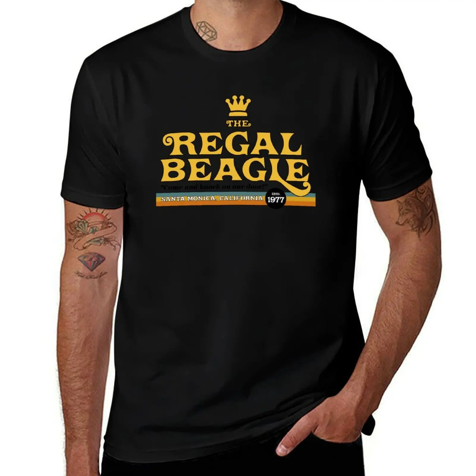 The Regal Beagle T-Shirt Work Basic Short Sleeve Top T-Shirt