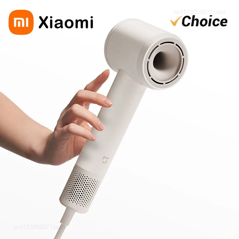 Secador de Cabelo Xiaomi Mijia de Alta Velocidade, 110000rpm, Fluxo de Ar Poderoso de 62m/s, 8 Modos de Fluxo de Ar, 347g, 4 Cores, Versão CN com Adaptador 220V