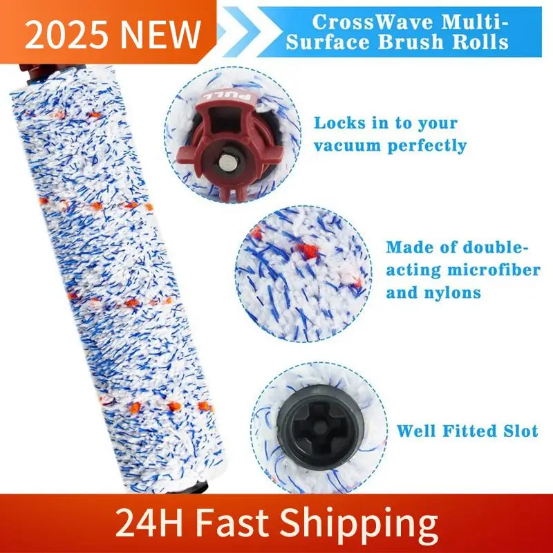 2025 Trend 2X Multifunctionele Rolborstel + Filteronderdelen Voor Bissel Crosswave 1866 1868 1785 2306 Robotstofzuiger