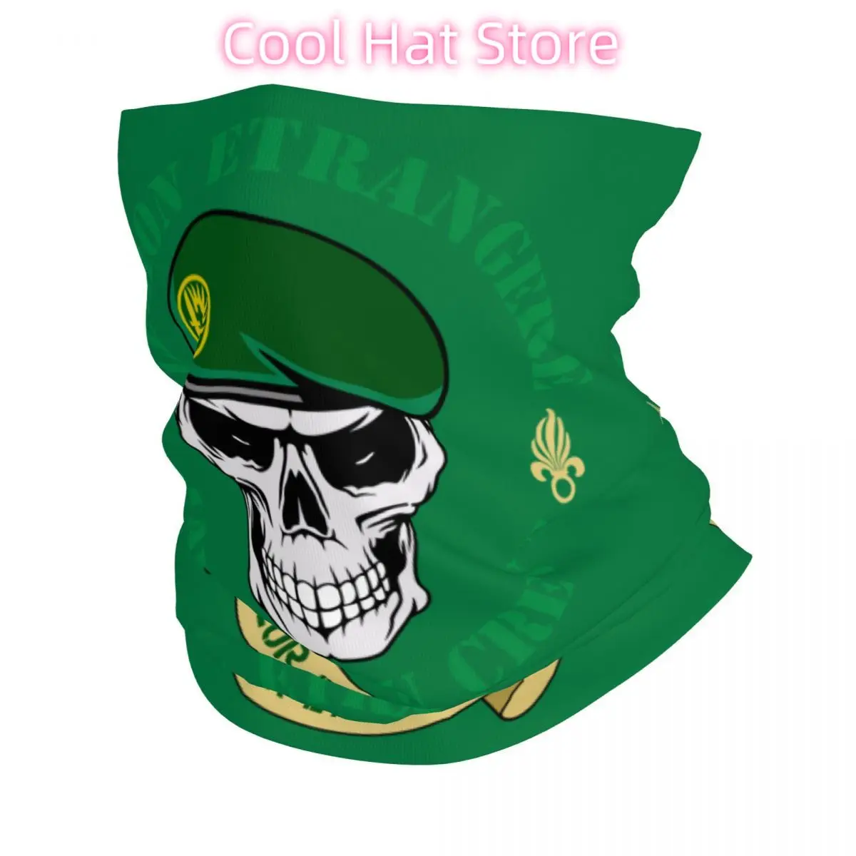 

Изготовленный на заказ зарубежный легион Etrangere, французский парашютный полк, бандана, утеплитель для шеи, мужской зимний походный лыжный шарф, гетры, чехол для лица