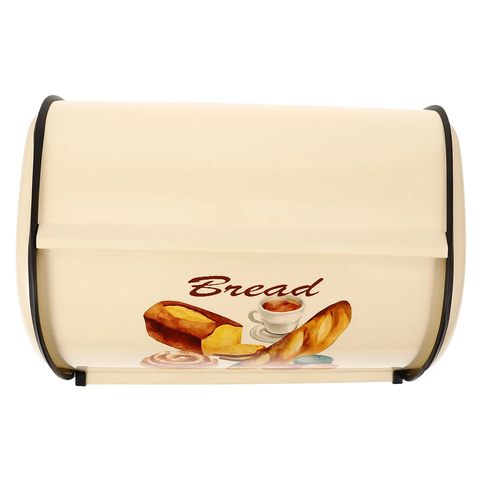 

Retro Metal Storage Box For Kitchen Countertop Desktop Bin Household Cake Container Restaurant Bread Storage Container Iron