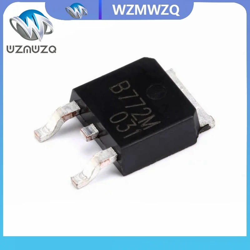 10 шт./лот 2SD882 D882 D882M 2SB772 B772 2SB772M B772M TO-252 NPN КРЕМНИЕВЫЙ СИЛОВОЙ ТРАНЗИСТОР