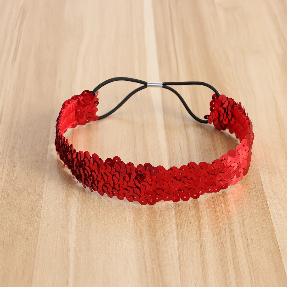 

6Pcs Sequin Hair Hoop Mermaid Reversible Headband for Women Girls Party Dance Prom Daily Use Women Hairband