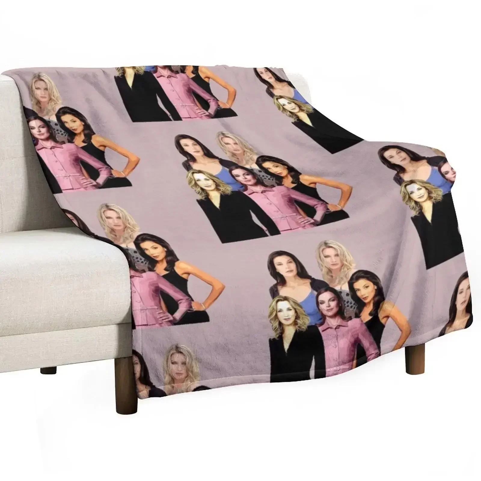 DH-cast Throw Blanket Hairys Bed Fashionable wednesday Plaid on the sofa Single Hairy Blankets