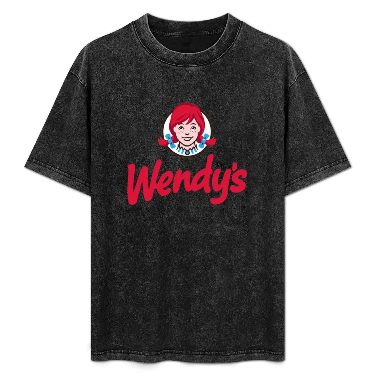 

wendy's T-Shirt funny costumes Short sleeve tee plus size clothes mens shirts graphic tee