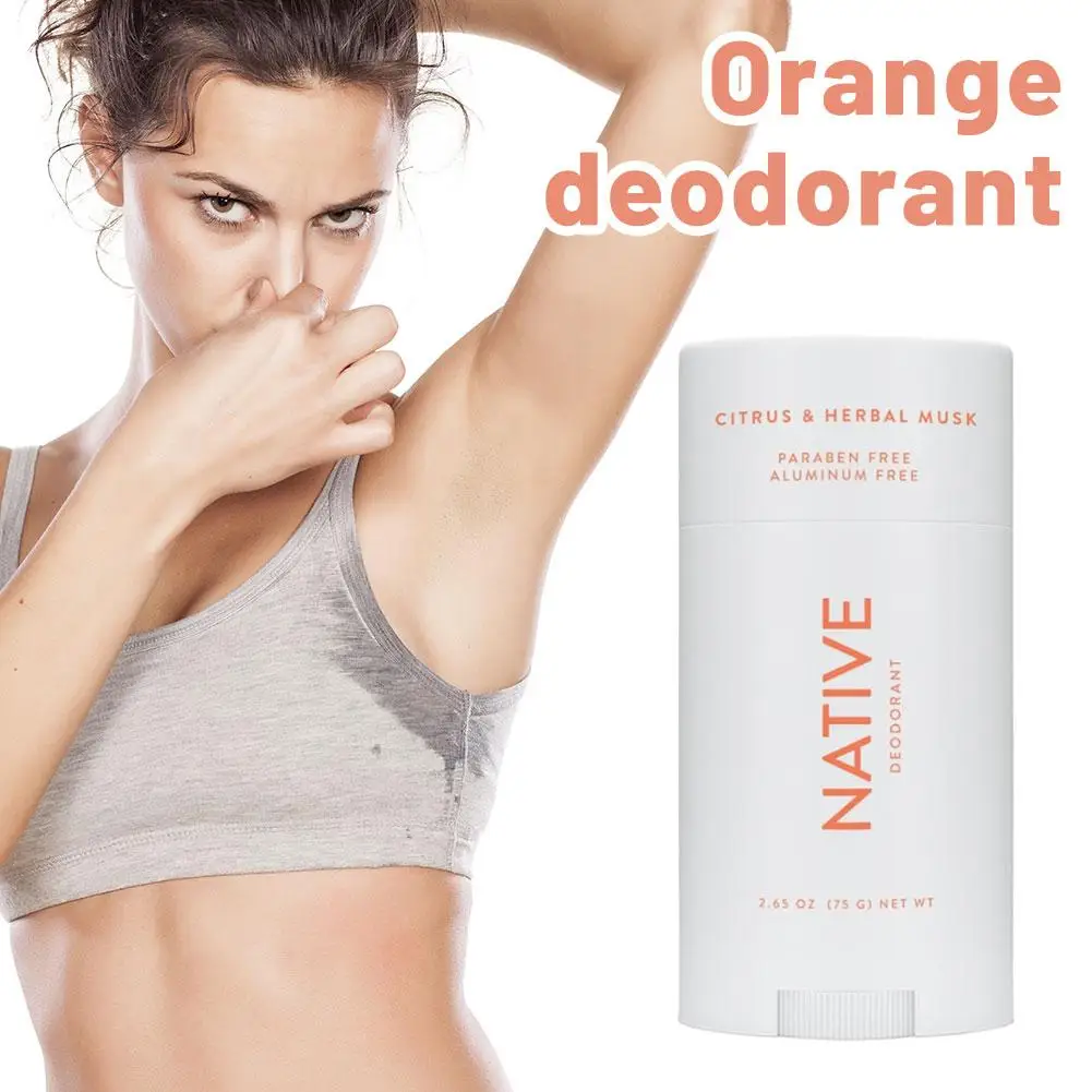 

MATIVE Orange Body Deodorant 75ml Unique Fragrance Long-lasting Scent Moisturizing Deodorizing And Improves Underarm Darkening
