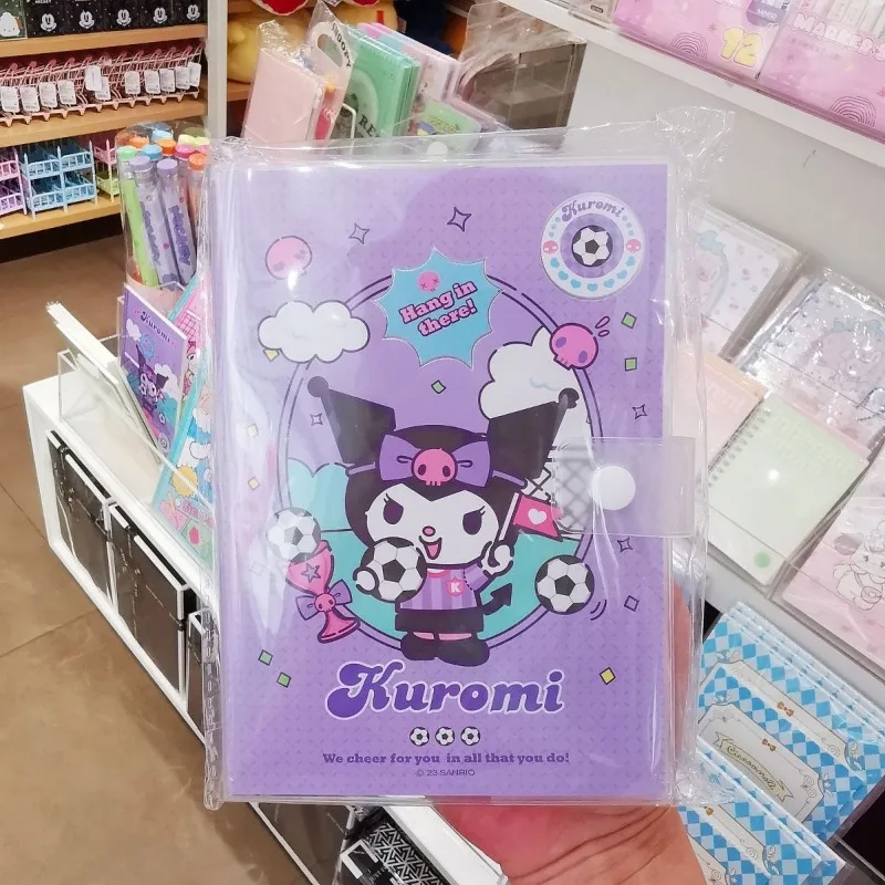 Sanrio Cinnamoroll Kuromi Anime Kawaii Student B6 Button Cover Book Cute My Melody 80stronic Notatnik Notatnik Prezenty dla dzieci