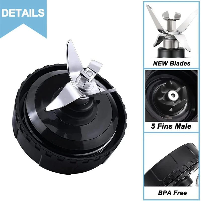 5 Fins Blender Blade For Ninja Blender QB3000, QB3000SSW-30, QB3000QR-30, QB3001SS-30, QB3000QBK, QB3004, QB3005 CNIM Hot