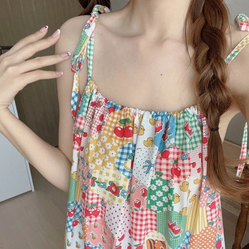 Cotton poplin printed fabric，small fresh patchwork for DIY crafts children\'s women\'s clothing dresses sewing cloth