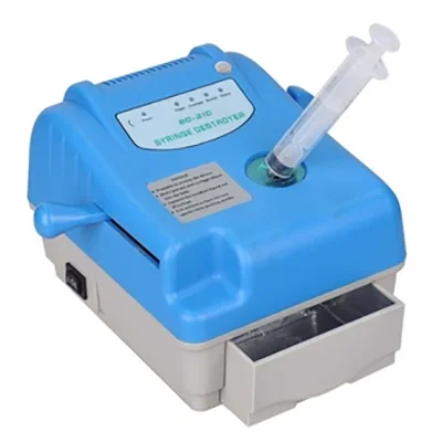 High quality syringe destroying machine medical disposable needle burner and syringe destroyer for hospital