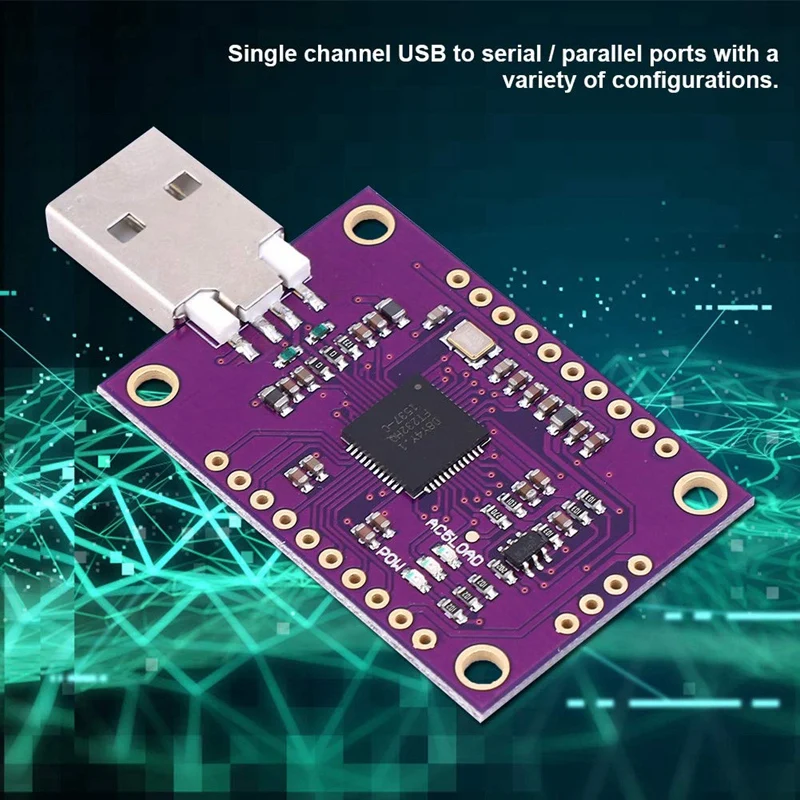 CJMCU FT232H módulo multifunción de alta velocidad, USB a JTAG UART/FIFO SPI/I2C, fácil de instalar