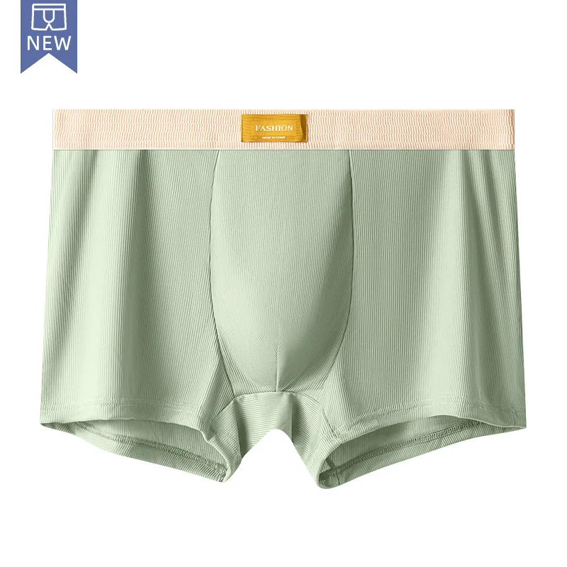 

10XL Plus Size Men Panties Ice Silk Seemless Boxer Shorts Breathable U Convex Lingerie Male Sexy Mid Waist Underpants Trunks