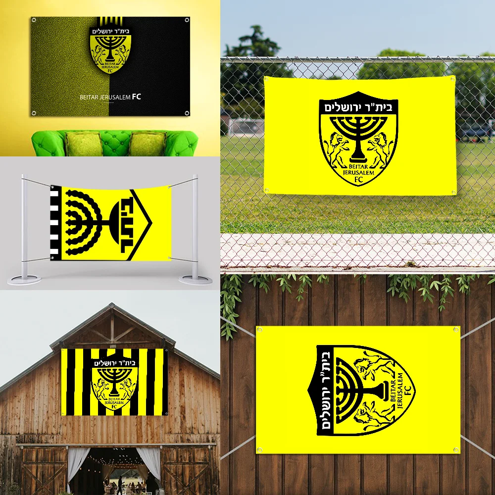 Outdoor Decor B-Beitar J-Jerusalem  Flag Outdoor camping yard flag office gym wall dormitory decoration flag