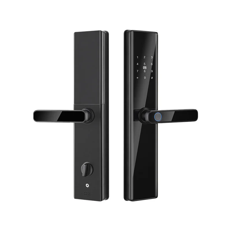 Tuya WIFI Smart Fingerprint Password Electronic IC Card APP Remote Control Security Digital Door Lock
