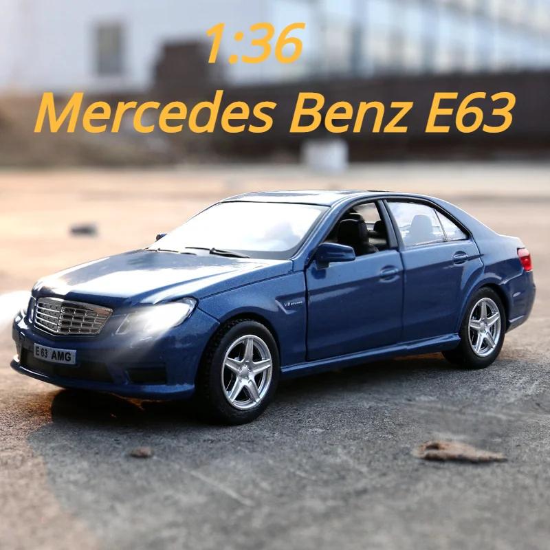 1:36 Mercedes Benz E63 AMG High Simulation Exquisite Diecast Model Toy Vehicles Car Styling Limousine Car Alloy Diecast Car F42