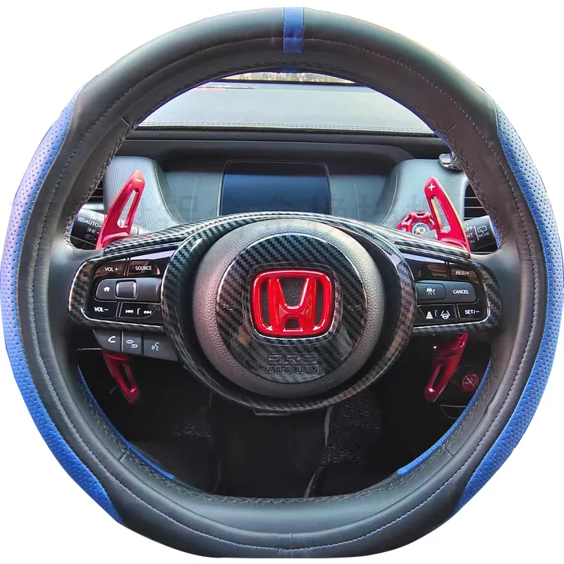 Suitable for 21-23 Honda HRV Fit aluminum alloy steering wheel paddle shifter decoration extended modification red