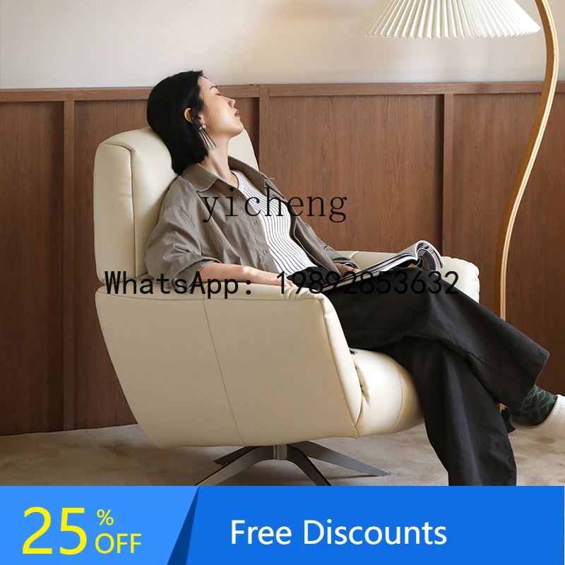 

medieval medieval retro rotatable leather stainless steel square up single sofa leisure chair