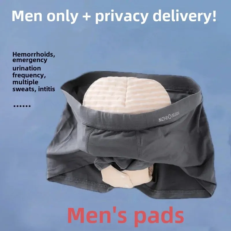 Men's Special Washable Sanitary Napkin Reusable Adult Diaper Pads Urine Leakage Hemorrhoids Paralysis Elderly Incontinence Pads