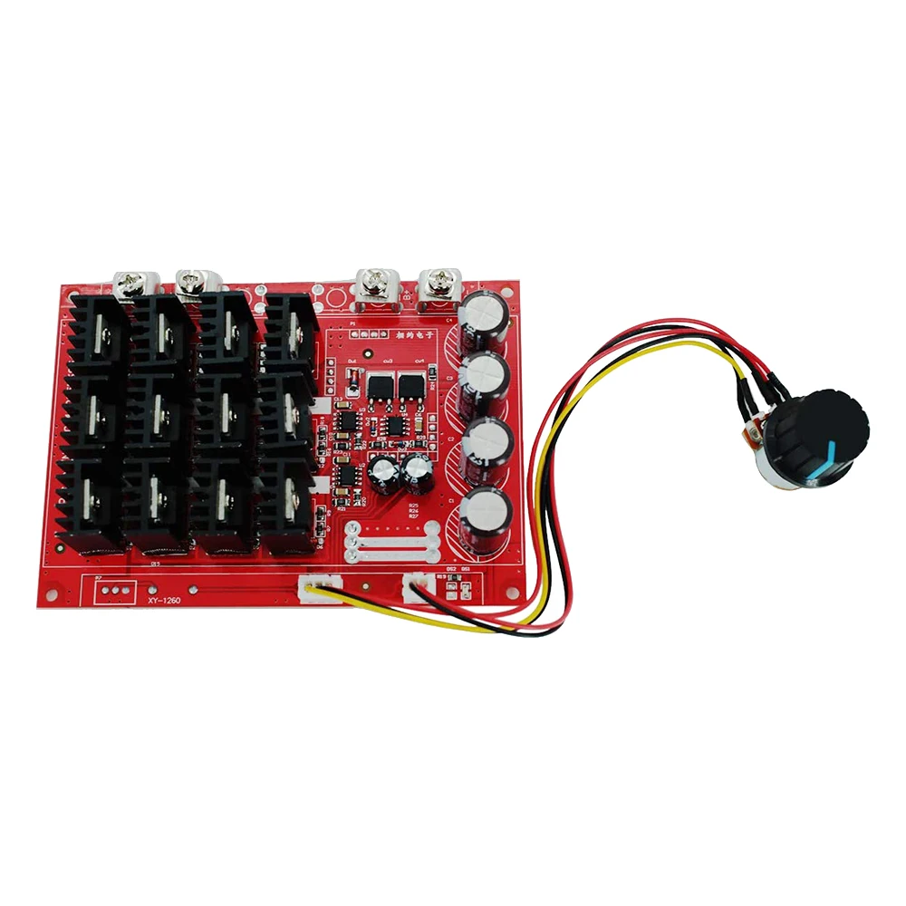 PWM DC Motor Speed Controller, alta potência HHO RC Driver, Módulo Controlador, 10-50V, 60A