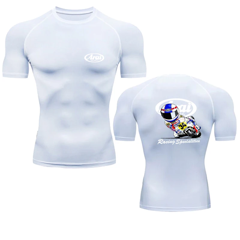 

2025 new tight fitting T-shirt men's summer sportswear running fast drying elastic T-shirt sports top fitness gym sweatshirt