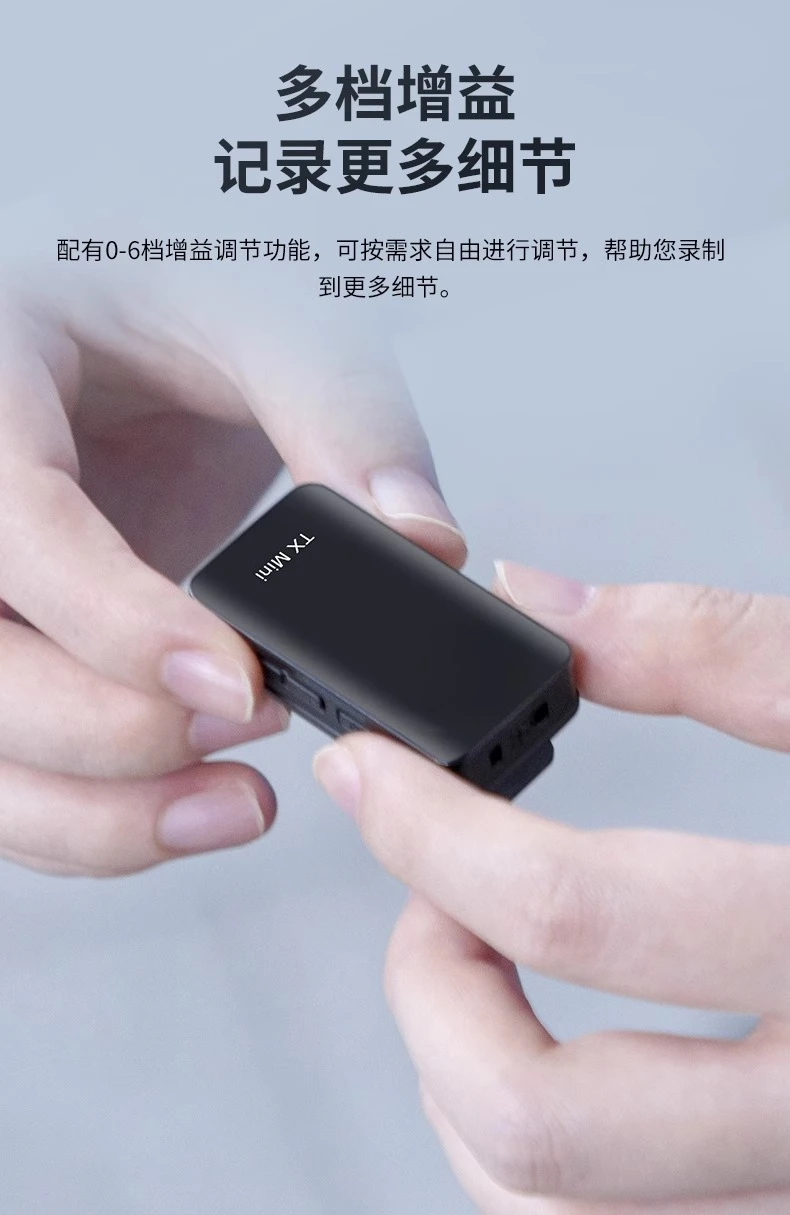 SLR-Handykamera, Live-Übertragung, Rauschunterdrückung, Little Bee-Mikrofon, kabelloses Halsbandmikrofon