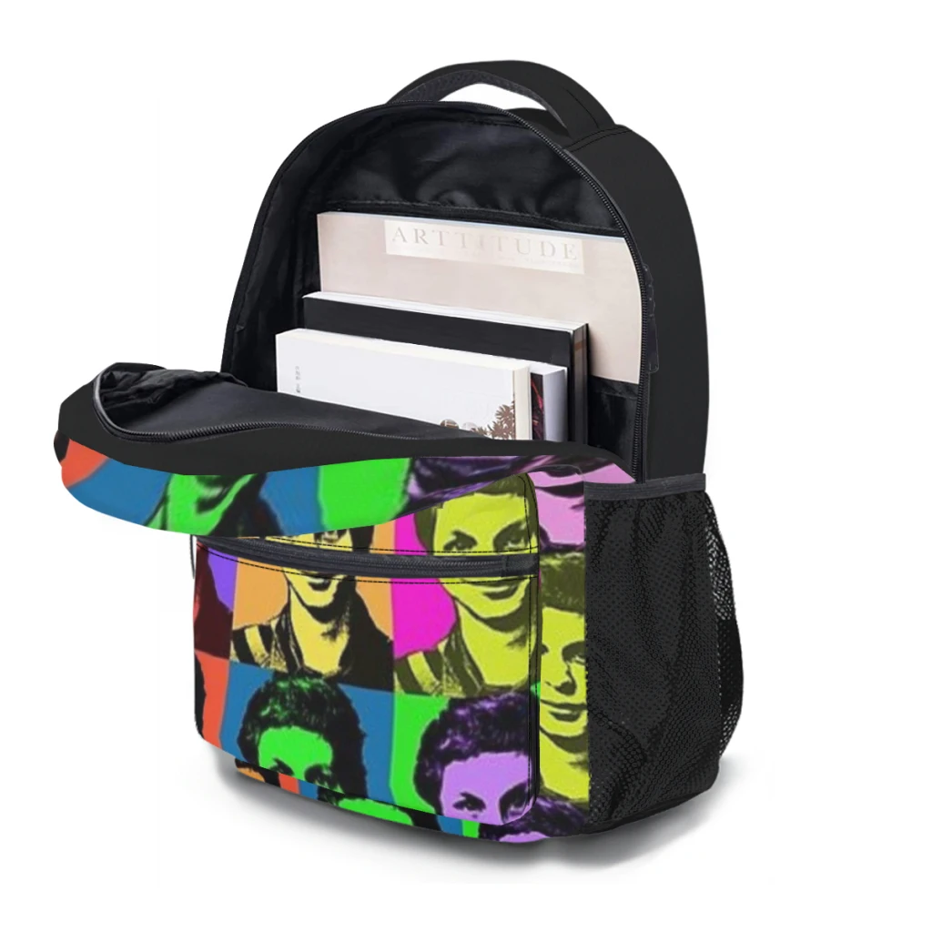 Cera Warhol-Sac à Dos Étanche de Grande Capacité pour Garçon et Femme, Cartable d'École pour Ordinateur Portable, 17 Pouces, Nouvelle Collection ﻿