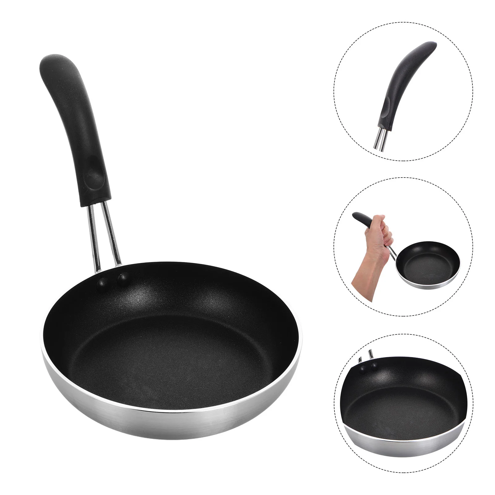 

Non Stick Japanese Egg Pan Aluminium Cookware Set and Versatile for Various Cooking Methods Fry Pan Set