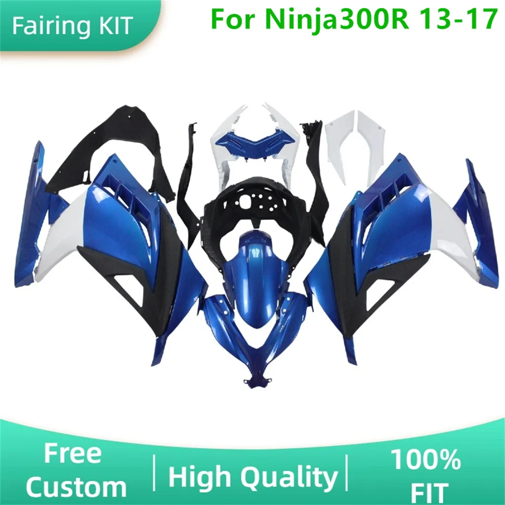 Motorcycle Fairing Kit ABS Plastic Body for Kawasaki Ninja300R 13 14 15 16 17 EX300R 2013 2014 2015-2017 100% Fit Injection Mold