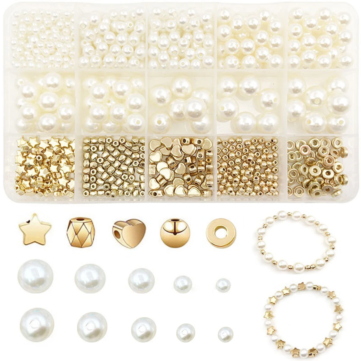 720Pcs Spacer Beads…