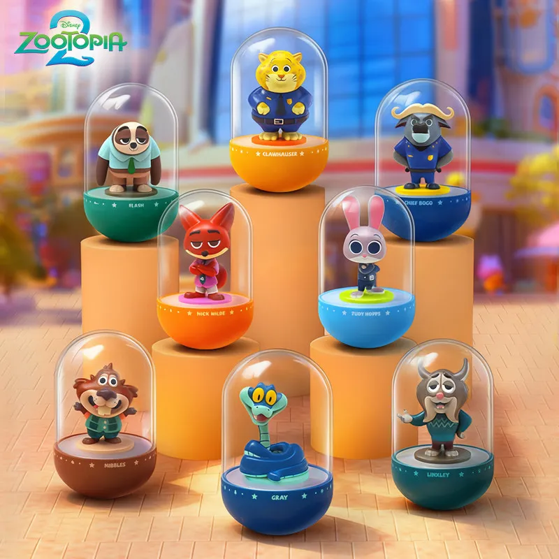 

Ночник Zootopia, слепая коробка, официальные товары, фигурка Джуди, кукла, рождественский подарок, фигурка девушки