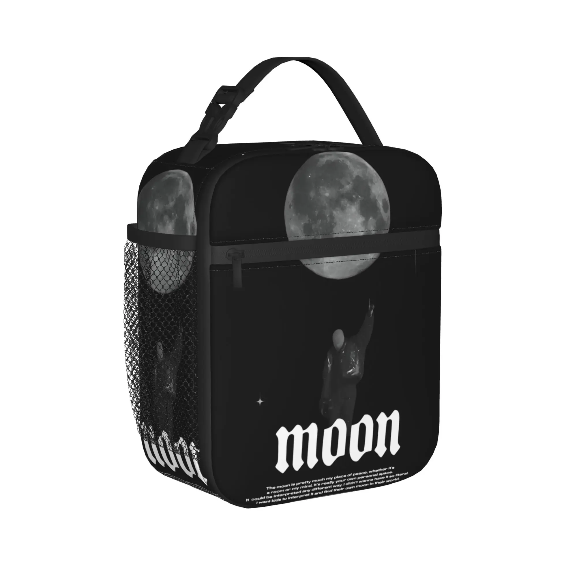 Rapper Kanye West Insulated Lunch Bags Cooler Bag Reusable,Lunch Container Record Producer Tote Lunch Box Bento Pouch Work