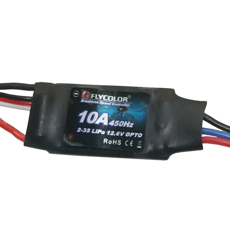 

Multi-axis Electric Regulator 10A, Supporting 2-3S Lithium Battery, Small Four-axis, Multi-rotor Special Electronic Governor