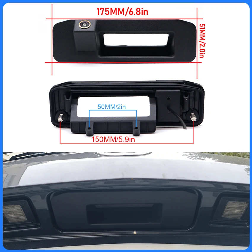 Reverse Camera For Mercedes Benz GLK 220 250 300 350 X204 2012 2013 2014 2015 Car Trunk Handle Rear View Backup Parking Camera