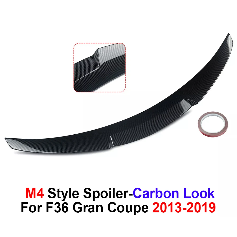 Kofferbak Spoiler Lip Diffuser Voor BMW F36 Gran Coupe 13-19 Accessoires M4/PSM/MP Stijl Auto Exterieur Spoiler Onderdelen Auto Vleugels