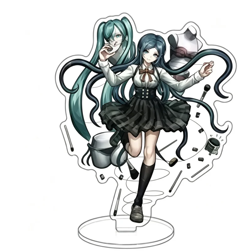 Hot 15CM Anime Danganronpa V3: Killing Harmony Acrylic Stand Model Decorations Gifts Keychain Figure Peripheral Collection Funny