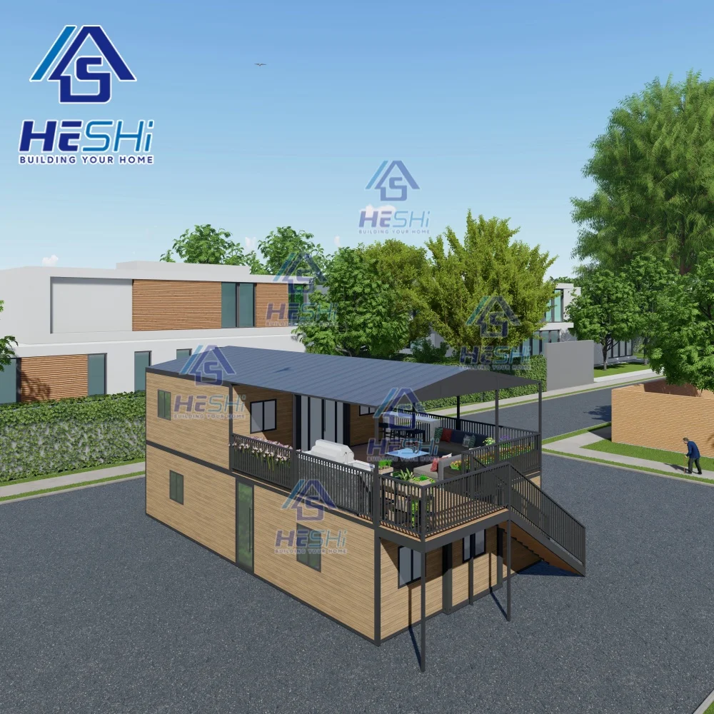 Direct Sale Prefab Living Expandable Container Home Bathroom Prefabricated Light Steel Modular House Casa Modular