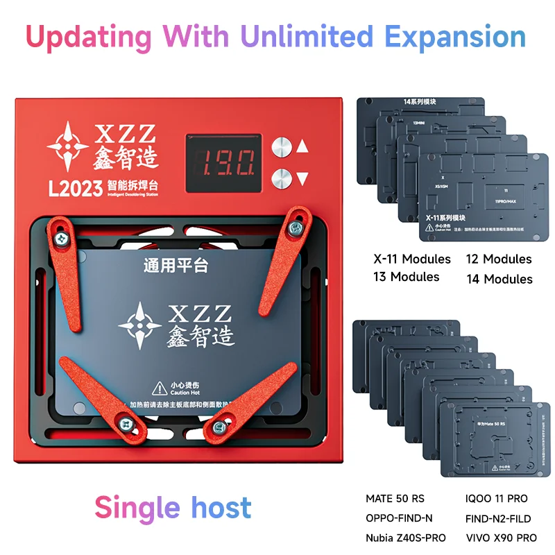 MasterXu XZZ Preheater L2023 For iPhone X/11/12/13/14 Pro Max Middle Layer Heating Face ID PCB Board Repair Tools Kit